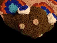Image 7 of Handcrafted Child's Hooded Turtle Blanket w/Sleeves