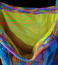 Image 3 of Bright Colors Crochet Tote/Purse