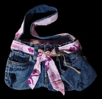 Image 1 of Girl's Upcycled Jean Purse