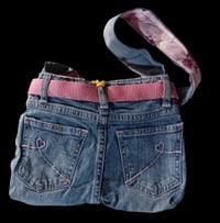 Image 2 of Girl's Recycled Jean Bag/Purse