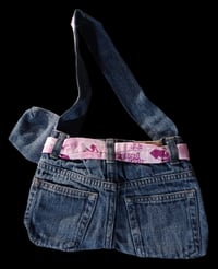 Image 2 of Little Girl's Handmade Jean Purse/Bag