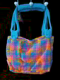 Image 4 of Bright Colors Crochet Tote/Purse