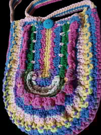 Image 2 of Handmade Crochet Crossbody Bag/Purse