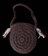 Image 2 of Hand Crochet Owl Eye's Purse