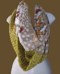 Image 1 of Reimagined Floral Infinity Cowl