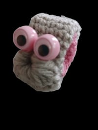 Image 2 of Child's Google Eyes Bug Bracelet Pink/ Gray