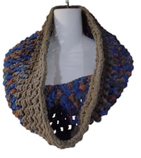 Image 1 of Hand Crochet Infinity Cowl