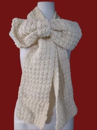 Image 1 of Sliding Bow Tie Scarf