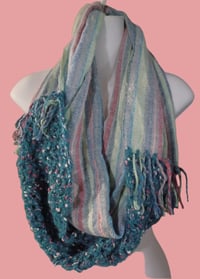 Image 2 of Reimagined Striped Infinity Cowl