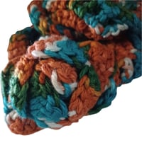 Image 1 of Cowl W/ Flower Accent Handmade