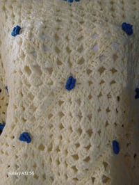 Image 2 of Yellow Granny Square Poncho
