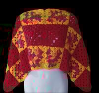 Image 2 of Granny Square Poncho Handcrafted