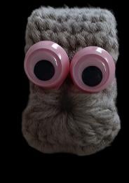 Image 4 of Child's Google Eyes Bug Bracelet Pink/ Gray