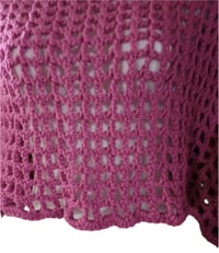 Image 3 of Openwork Crochet Poncho
