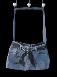 Image 1 of Handcrafted Re-imagined NASCAR Shoulder Bag