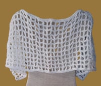 Image 3 of Child's Openwork Crochet Poncho