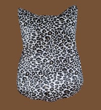 Image 1 of Animal Pattern Kitty Pillow