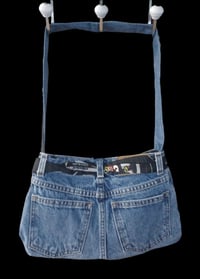 Image 3 of Handcrafted Re-imagined NASCAR Shoulder Bag