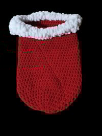 Image 2 of Red Santa Baby Blanket Cacoon