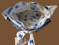 Image 3 of Re-created Jean Purse Michigan Football Theme