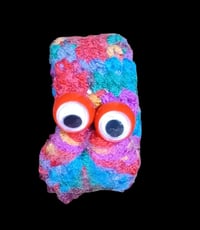 Image 2 of Child's Google Eyes Slap Bracelet Red/Multi