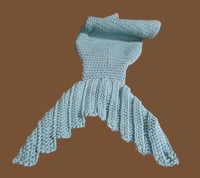Image 4 of Mermaid Tail Snuggle Sack &amp; Hat