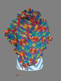 Image 3 of Hand Crochet Triangle Shawl/Scarf