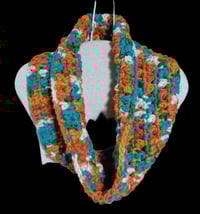 Image 2 of Handmade Multi Color Bulky Cowl