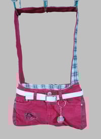 Image 1 of Ohio State Remade Jean Shoulder Bag