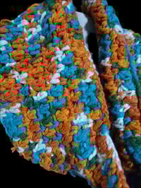 Image 3 of Handmade Multi Color Bulky Cowl