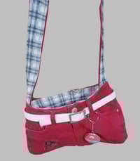 Image 2 of Ohio State Remade Jean Shoulder Bag