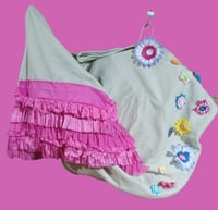 Image 1 of Mermaid Tail Pale Green Fleece Sack Blanket