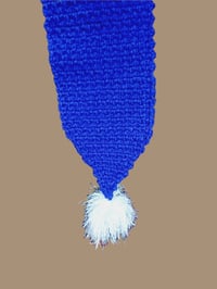 Image 2 of Purple Santa Face Scarf Handmade