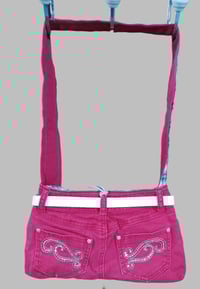 Image 3 of Ohio State Remade Jean Shoulder Bag