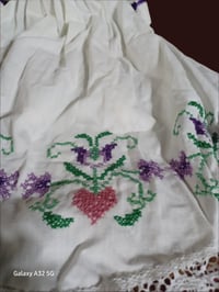 Image 2 of Handmade Pillowcase Doll With Embroidered Dress