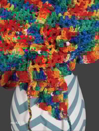 Image 6 of Hand Crochet Triangle Shawl/Scarf