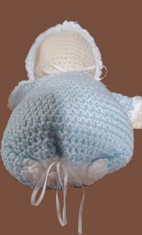 Image 3 of Blue Baby Bunting Plush Doll