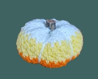 Image 1 of Candy Corn Handmade Pumpkin