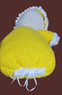 Image 3 of Yellow Baby Bunting Plush Doll