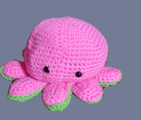 Image 2 of Flippy The Green Octopus Stuffed Toy