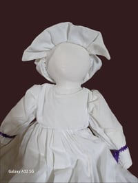 Image 3 of Handmade Pillowcase Doll With Embroidered Dress