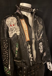 Image 8 of Stevie Rachelle "Stage Worn / Battle Jacket" Leather + A FREE Tuff Box Set of 15 CDs & DVDs