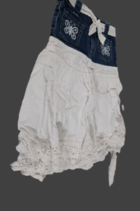 Image 1 of Butterfly &amp; Denim Little Girls Skirt 3T