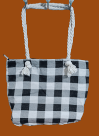 Image 2 of Buffalo Plaid Pumpkin Bag