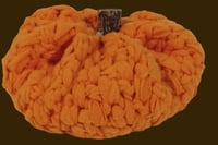 Image 1 of Orange Crochet Pumpkin