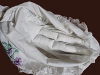 Image 5 of Handmade Pillowcase Doll With Embroidered Dress