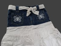 Image 2 of Butterfly &amp; Denim Little Girls Skirt 3T