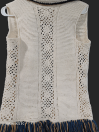 Image 3 of Sleeveless Cardigan With Flower Detail