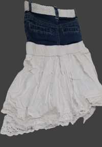 Image 3 of Butterfly &amp; Denim Little Girls Skirt 3T