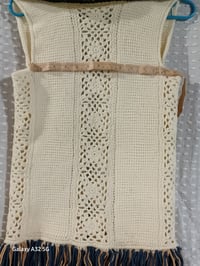 Image 5 of Sleeveless Cardigan With Flower Detail